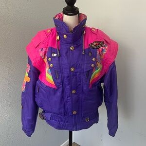 Ellesse Purple and Pink Ski Jacket